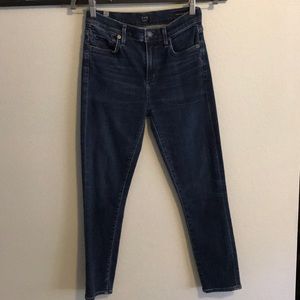 Rocket crop high rise skinny
